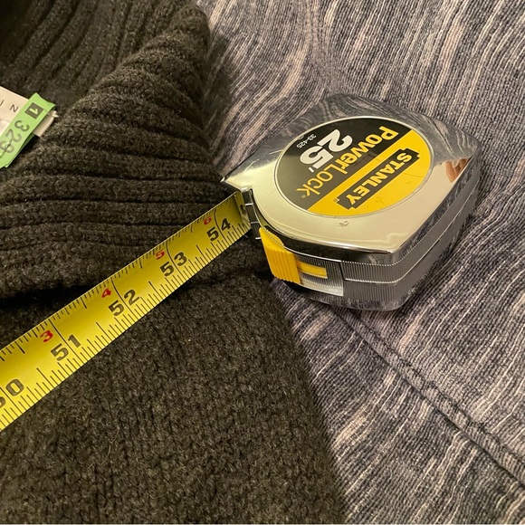 Celine Dark Gray Cashmere Sweater with Tie - size small - EUC - Picture 10 of 10